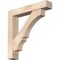 Ekena Millwork Balboa Block Smooth Bracket w/ Offset Brace, Douglas Fir, 7 1/2"W x 42"D x 42"H BKT0806X42X42BOA05SDF - alternate 1